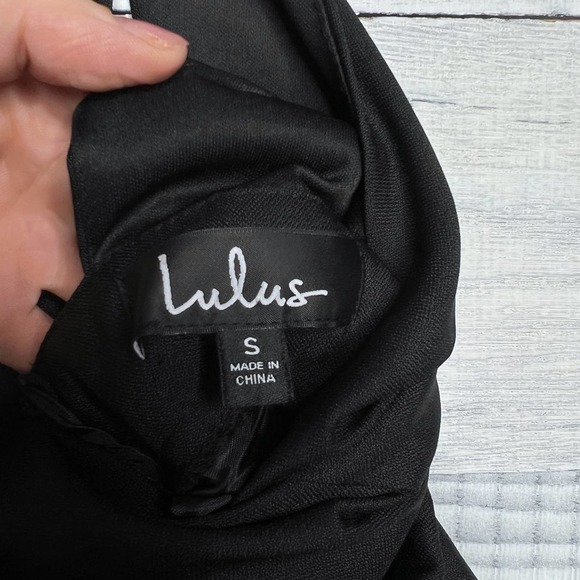 🍉 Lulus Dress Rehearsal Black Skater Dress - Picture 6 of 8